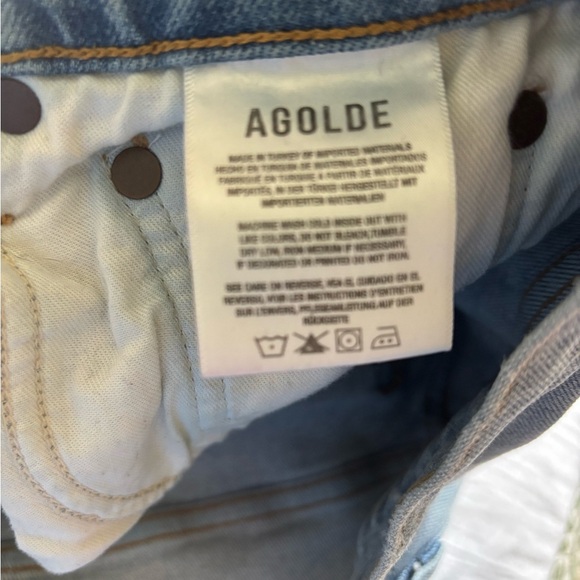 Agolde Riley High Rise Cropped Jeans size 27 - Picture 9 of 11